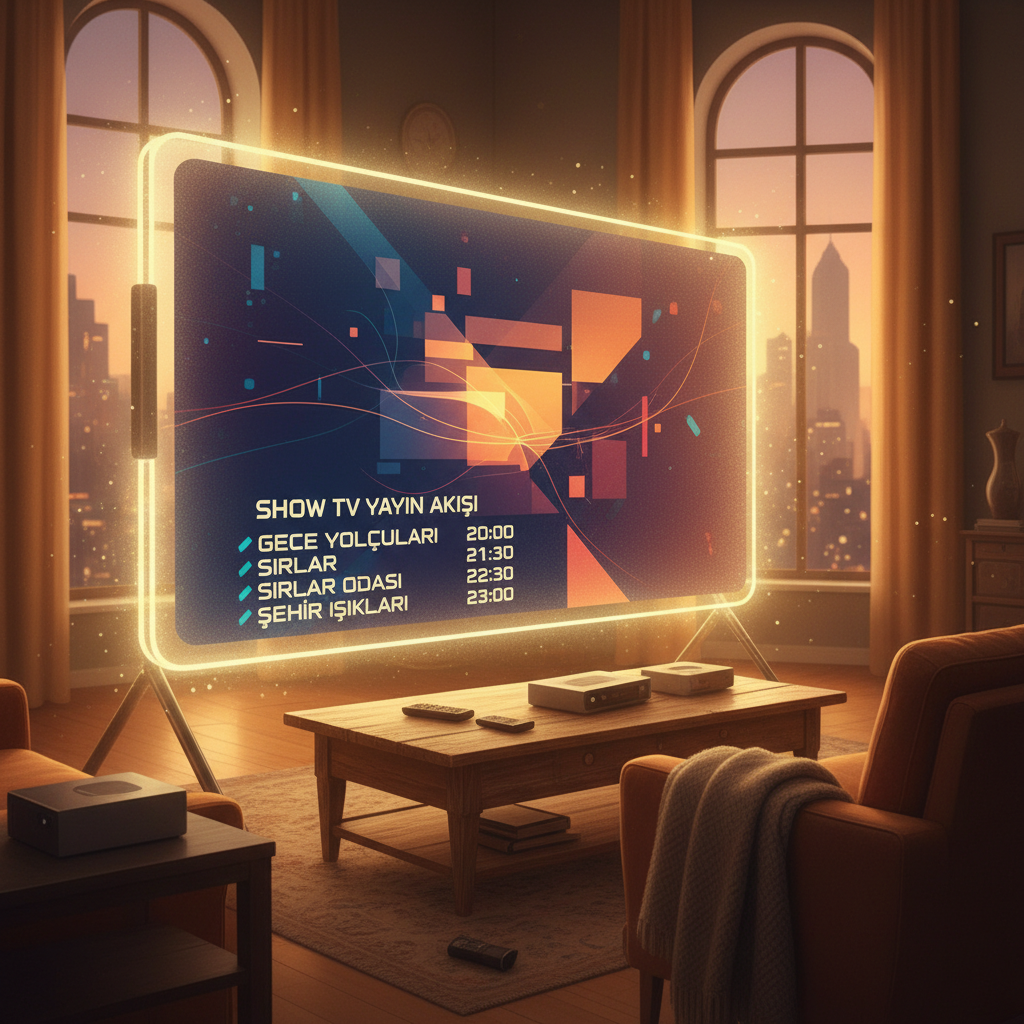 Show TV Yayın Akışı: Güncel Programlar, Diziler ve Canlı İzleme Kılavuzu